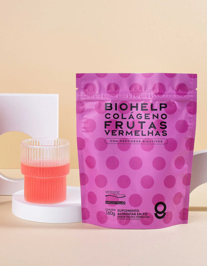 Colágeno Verisol Frutas Vermelhas BIOHELP