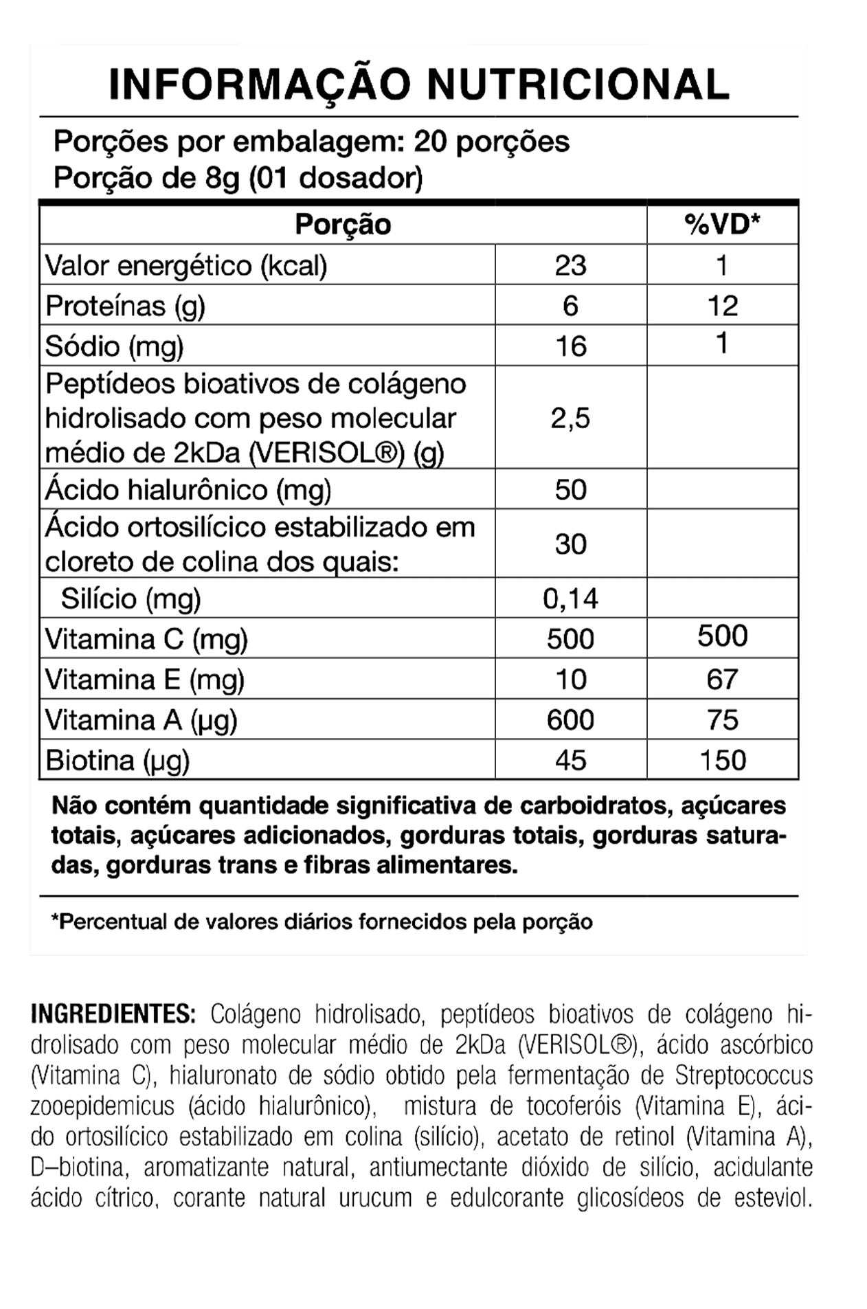 Colágeno Verisol Skin Glow