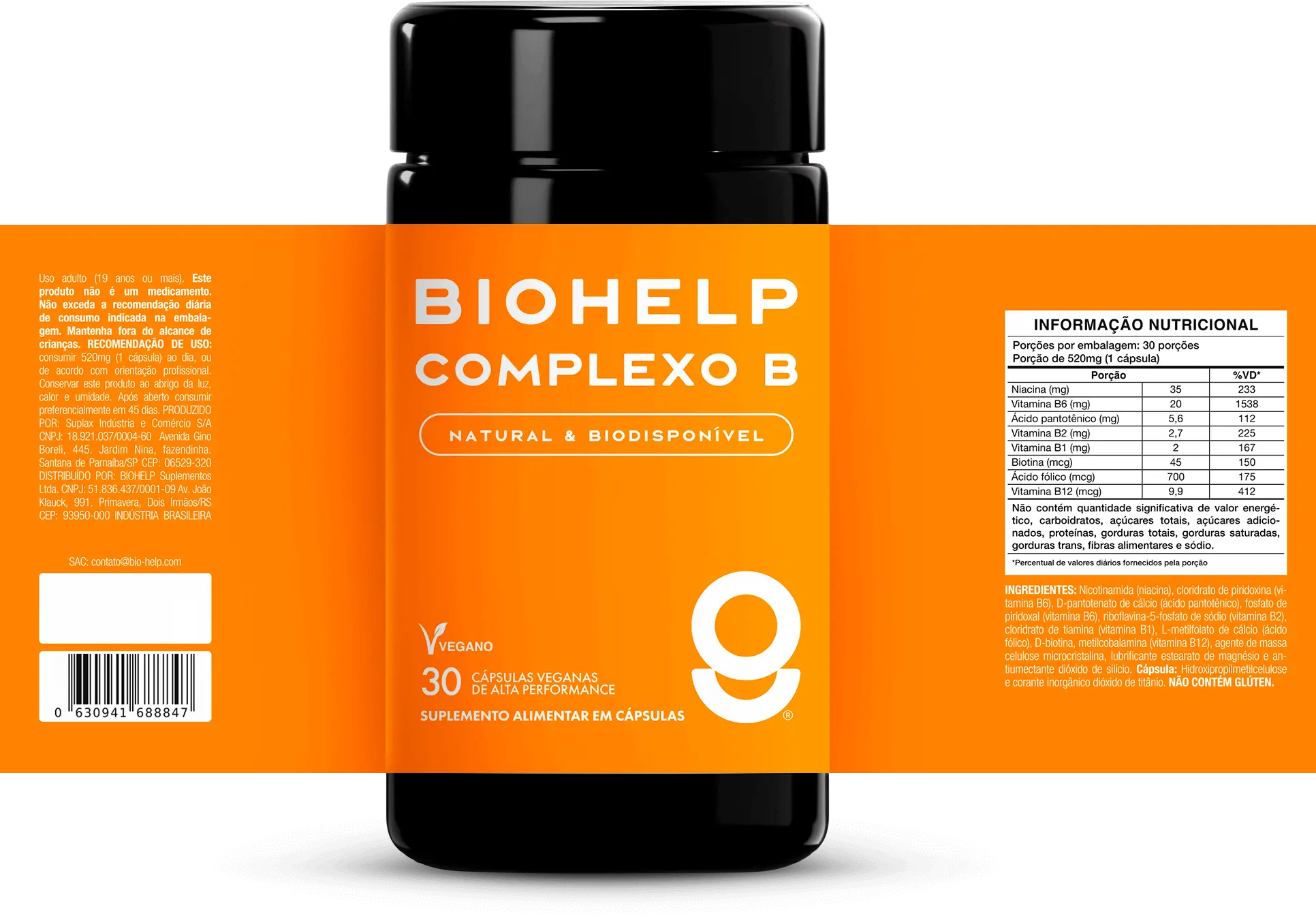 Complexo B BIOHELP