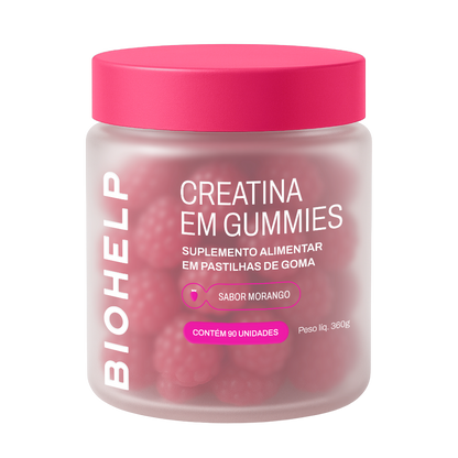 Creatina em Gummies Morango