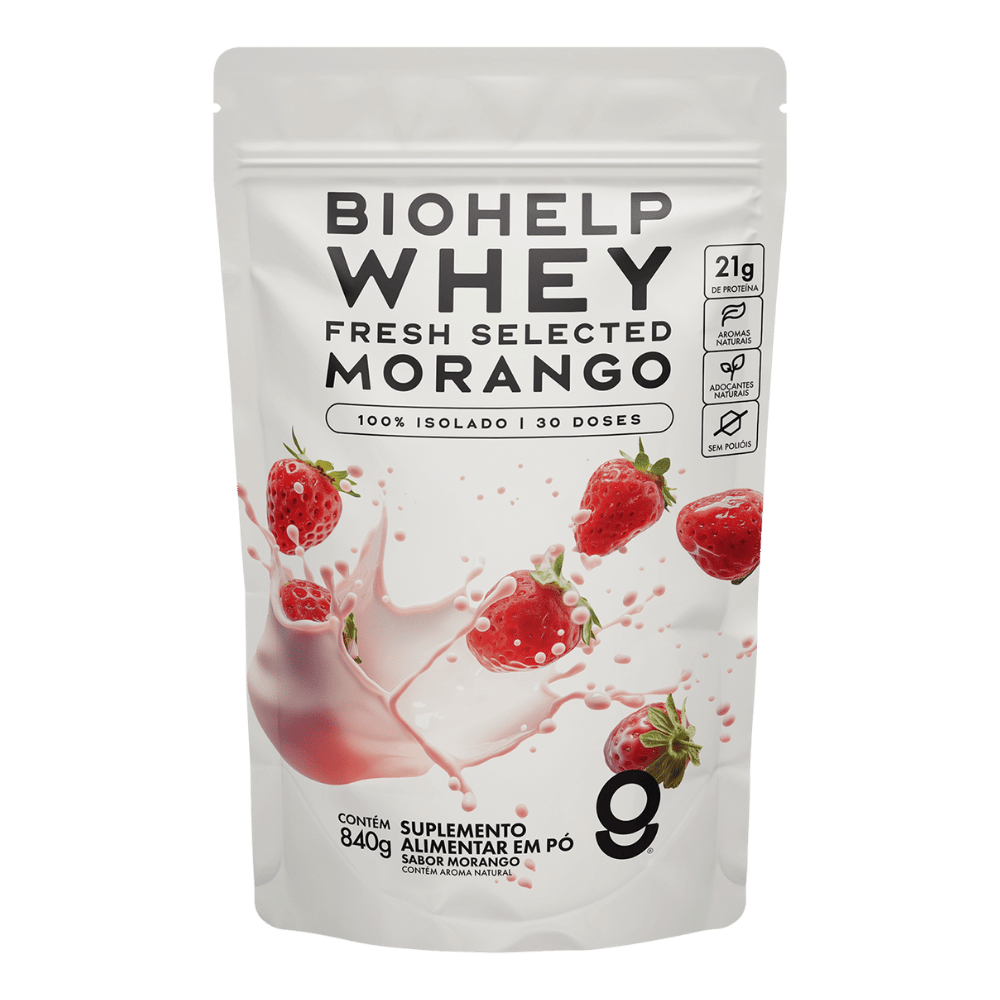 Whey Isolado Morango