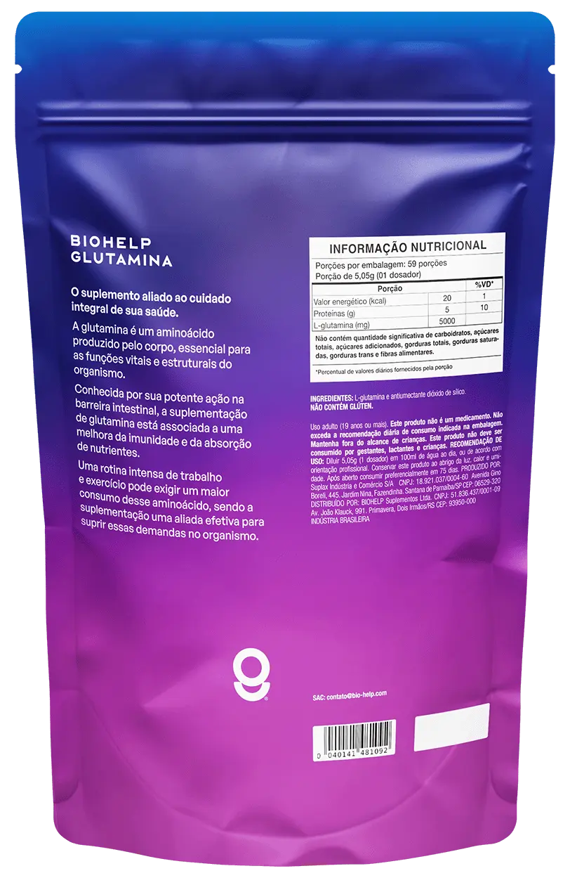 Glutamina BIOHELP