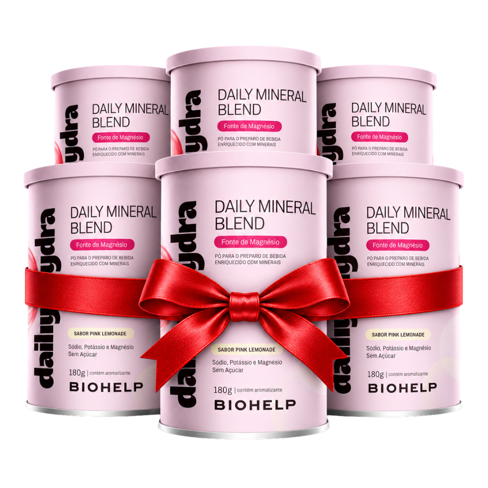 Daily Hydra Pink Lemonade - 6 Potes + Coqueteleira Grátis