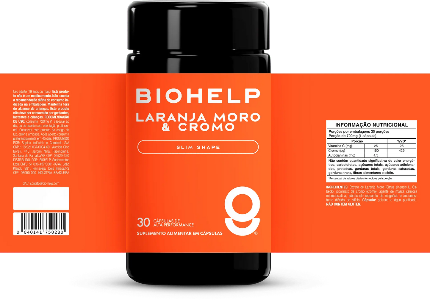 Laranja Moro & Cromo BIOHELP