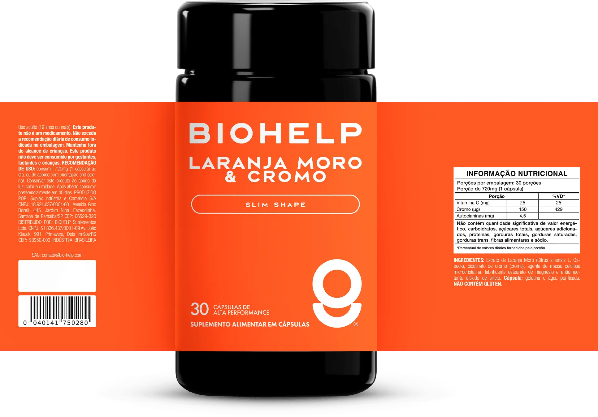 Laranja Moro & Cromo BIOHELP