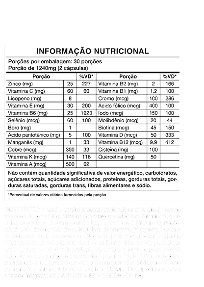 Multivitamínico Homem BIOHELP