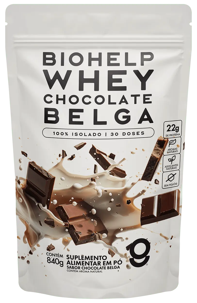 Whey Isolado Chocolate Belga BIOHELP