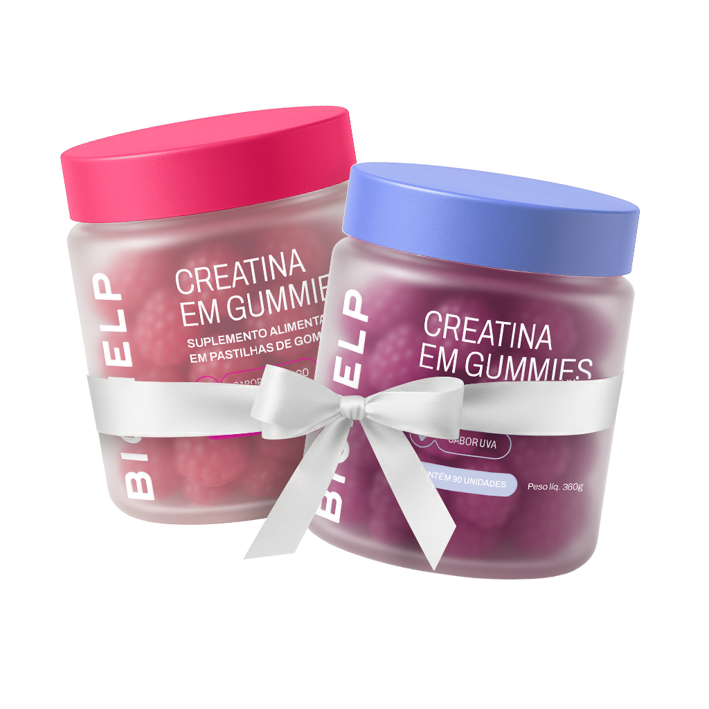 Creatina Morango + Creatina Uva + Frete Grátis