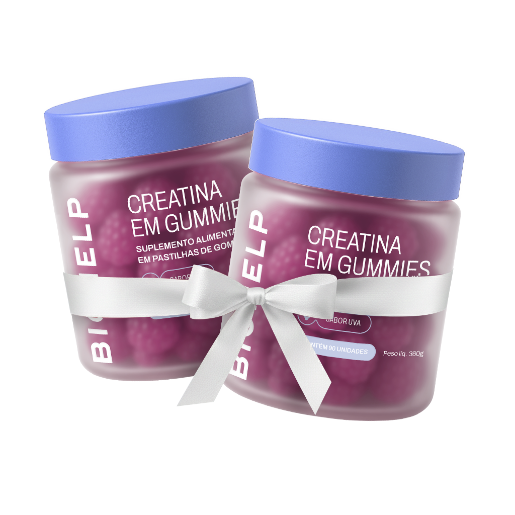 2x Creatina em Gummies Uva + Frete Grátis