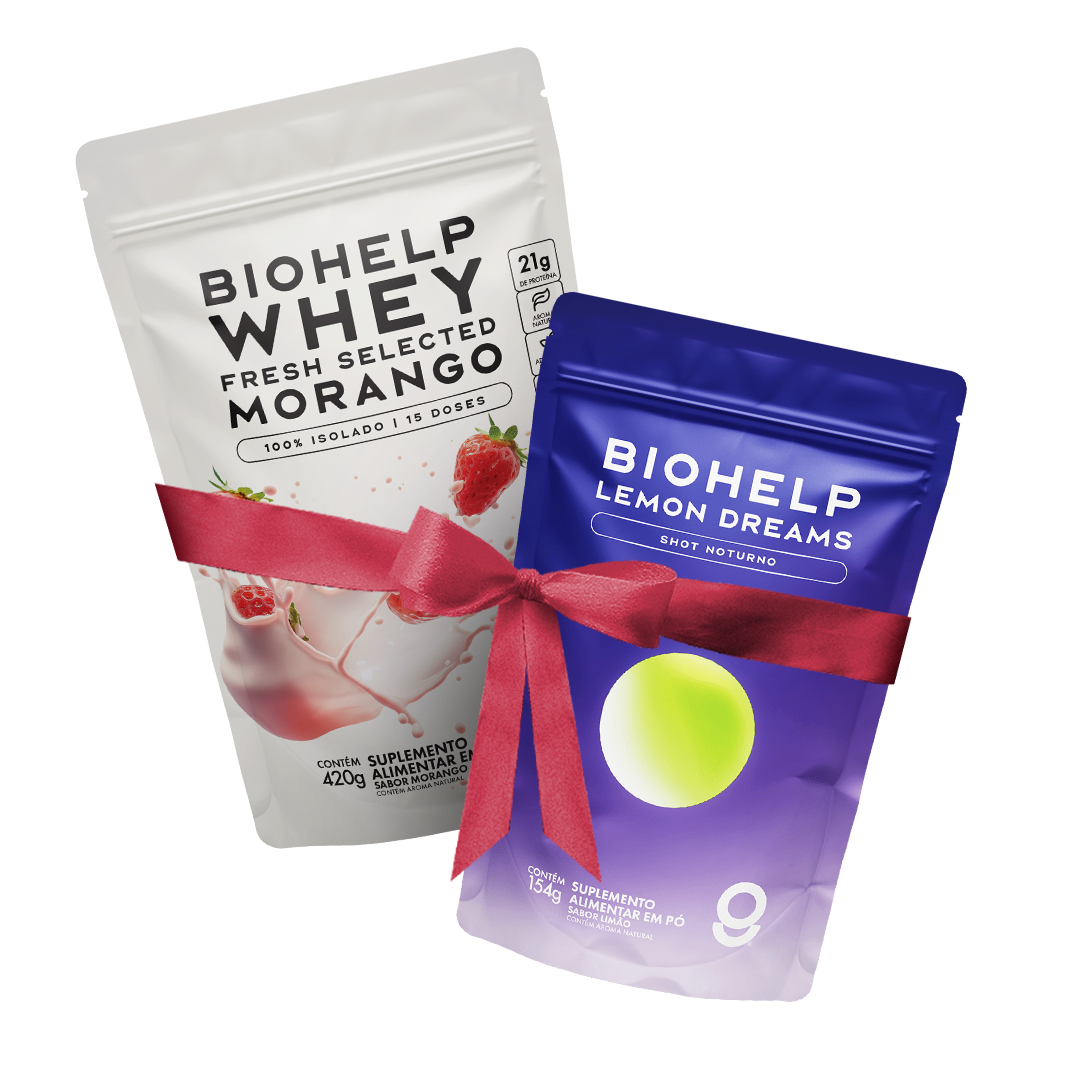 Lemon Dreams + Whey Morango (15 doses) + Frete Grátis