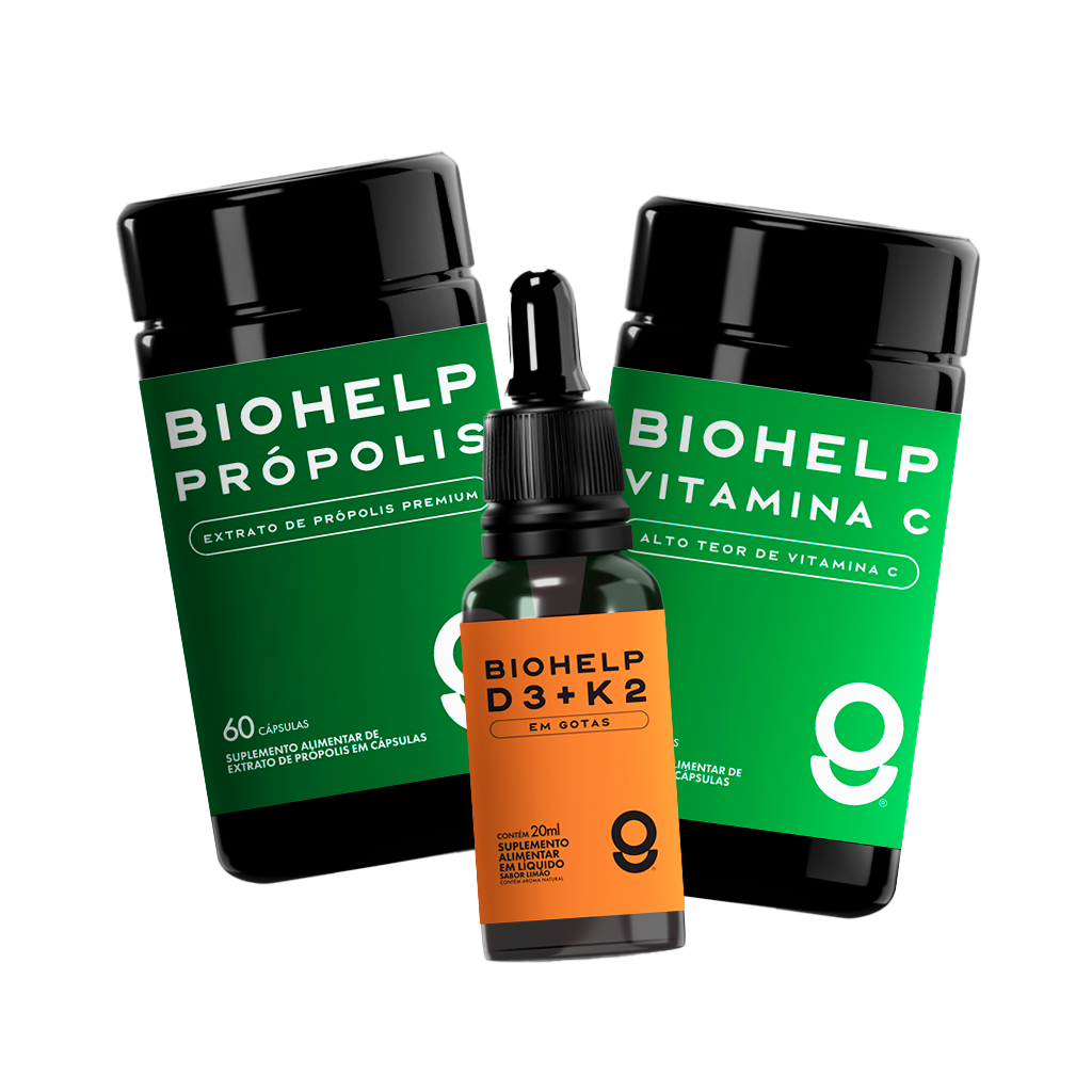 Própolis Premium + Vitamina C + Vitamina D3+K2